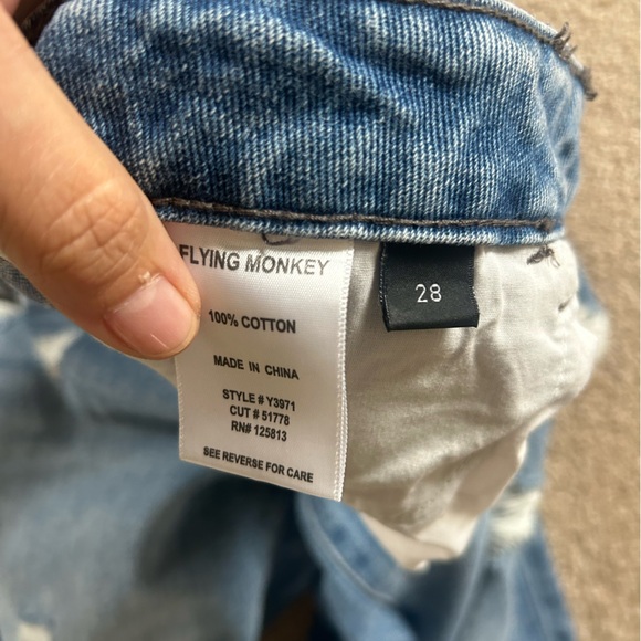 NWOT Flying monkey straight jeans - Picture 3 of 3